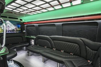 Carmel Sprinter Party Bus Interior